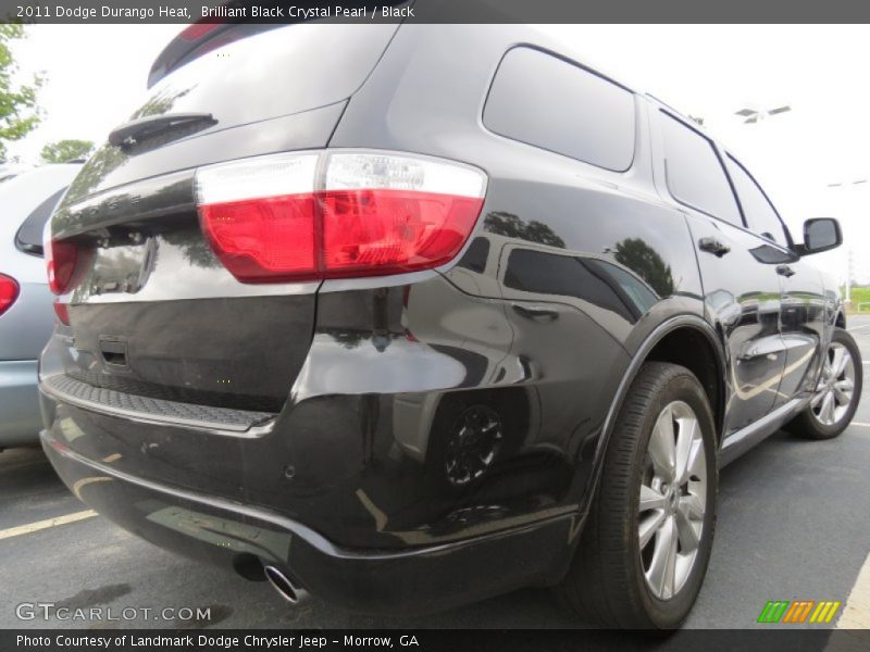 Brilliant Black Crystal Pearl / Black 2011 Dodge Durango Heat