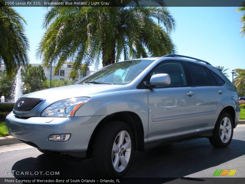 Breakwater Blue Metallic / Light Gray 2006 Lexus RX 330