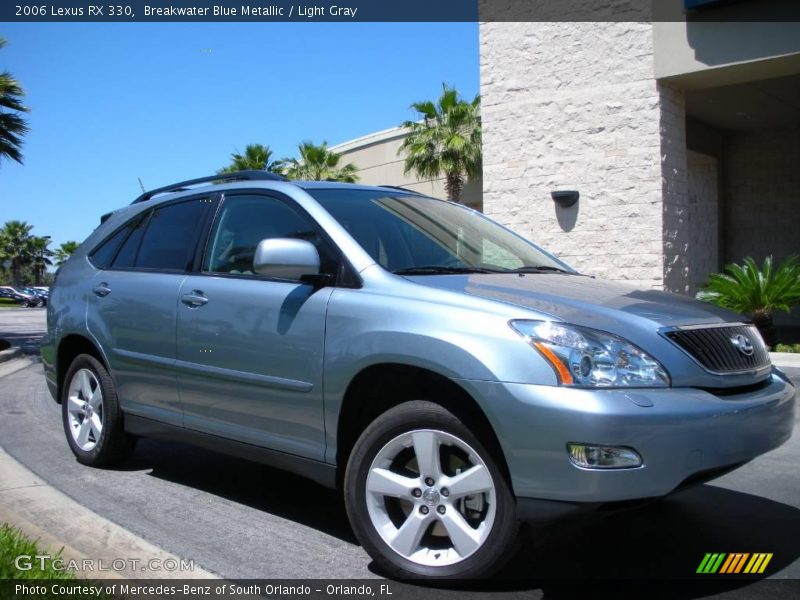 Breakwater Blue Metallic / Light Gray 2006 Lexus RX 330