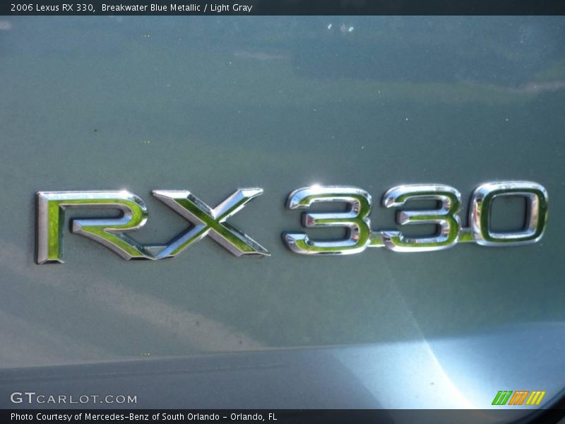 Breakwater Blue Metallic / Light Gray 2006 Lexus RX 330