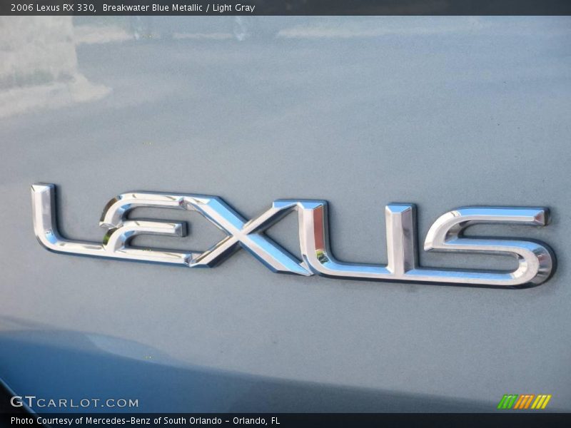 Breakwater Blue Metallic / Light Gray 2006 Lexus RX 330