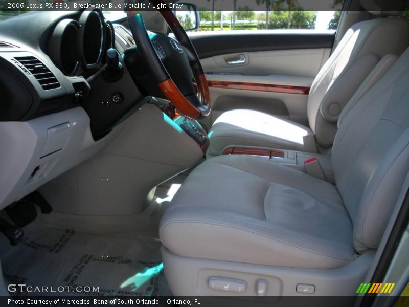 Breakwater Blue Metallic / Light Gray 2006 Lexus RX 330