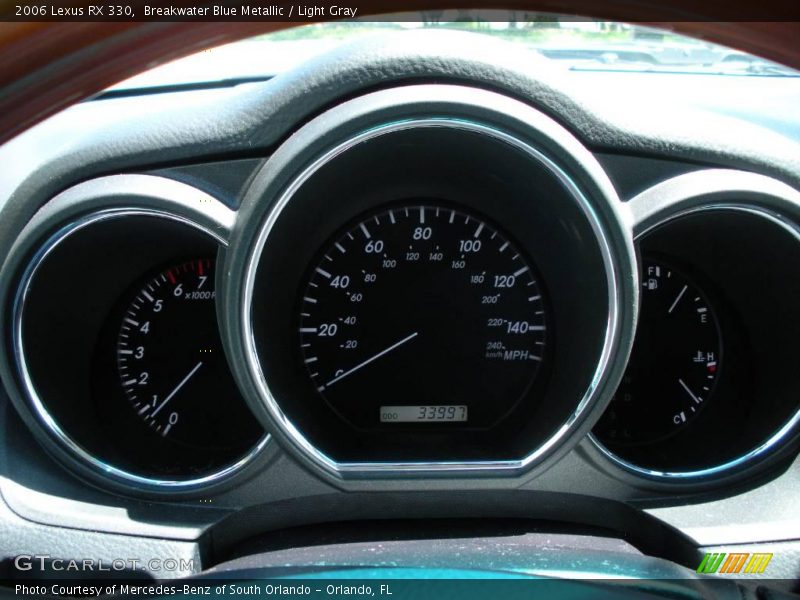 Breakwater Blue Metallic / Light Gray 2006 Lexus RX 330