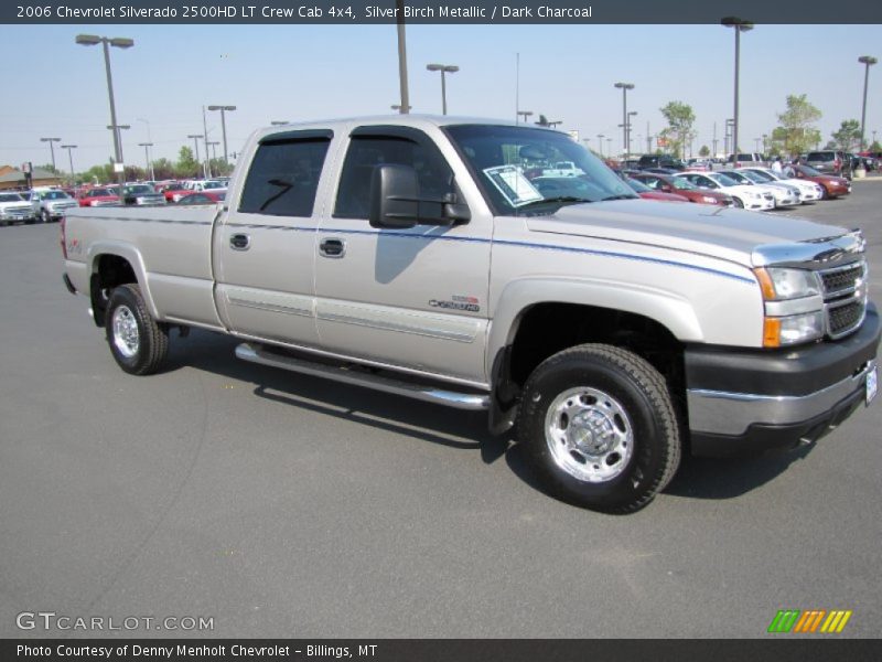 Silver Birch Metallic / Dark Charcoal 2006 Chevrolet Silverado 2500HD LT Crew Cab 4x4