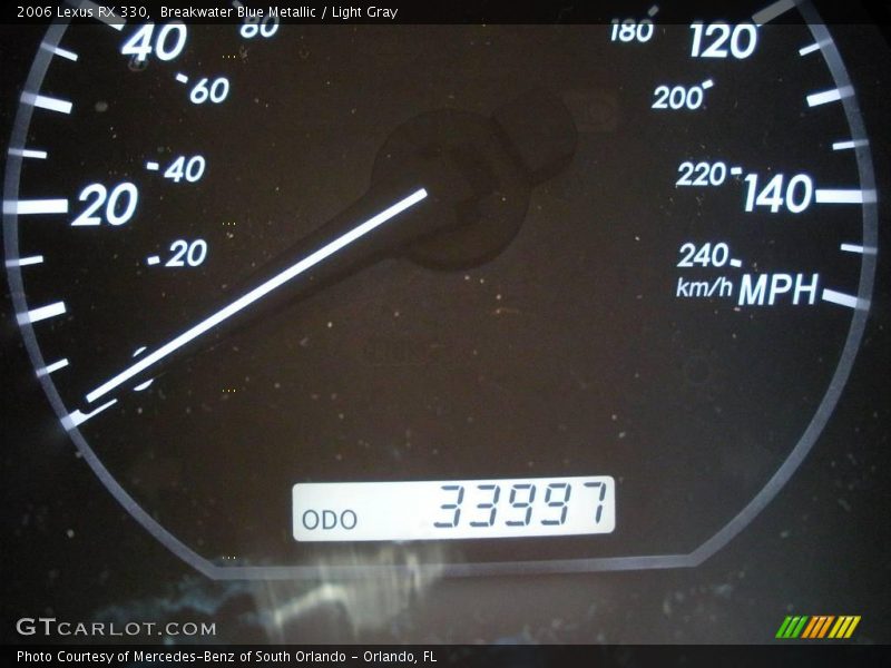 Breakwater Blue Metallic / Light Gray 2006 Lexus RX 330