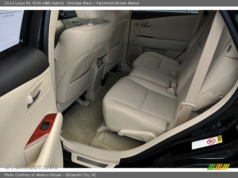 Obsidian Black / Parchment/Brown Walnut 2010 Lexus RX 450h AWD Hybrid