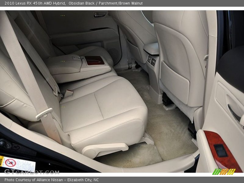 Obsidian Black / Parchment/Brown Walnut 2010 Lexus RX 450h AWD Hybrid