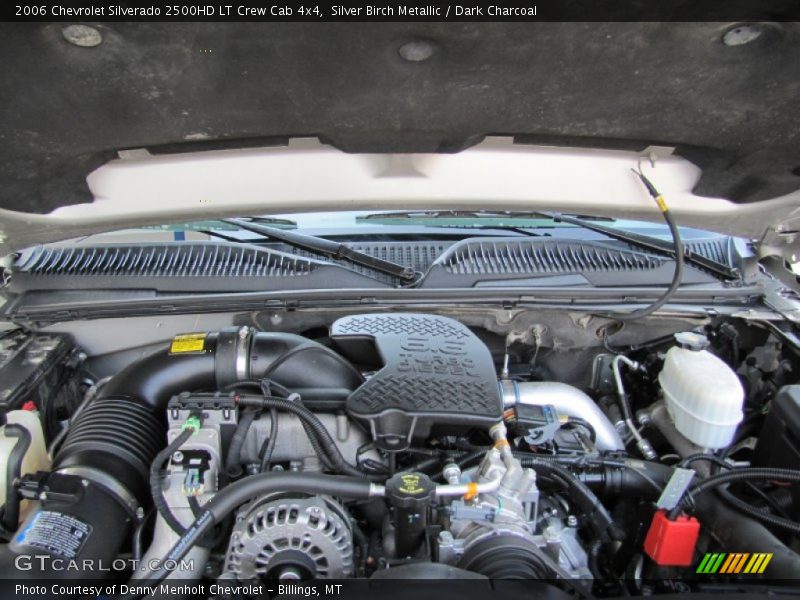 Silver Birch Metallic / Dark Charcoal 2006 Chevrolet Silverado 2500HD LT Crew Cab 4x4