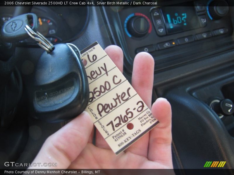 Silver Birch Metallic / Dark Charcoal 2006 Chevrolet Silverado 2500HD LT Crew Cab 4x4