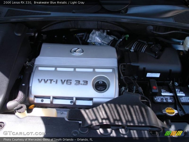 Breakwater Blue Metallic / Light Gray 2006 Lexus RX 330