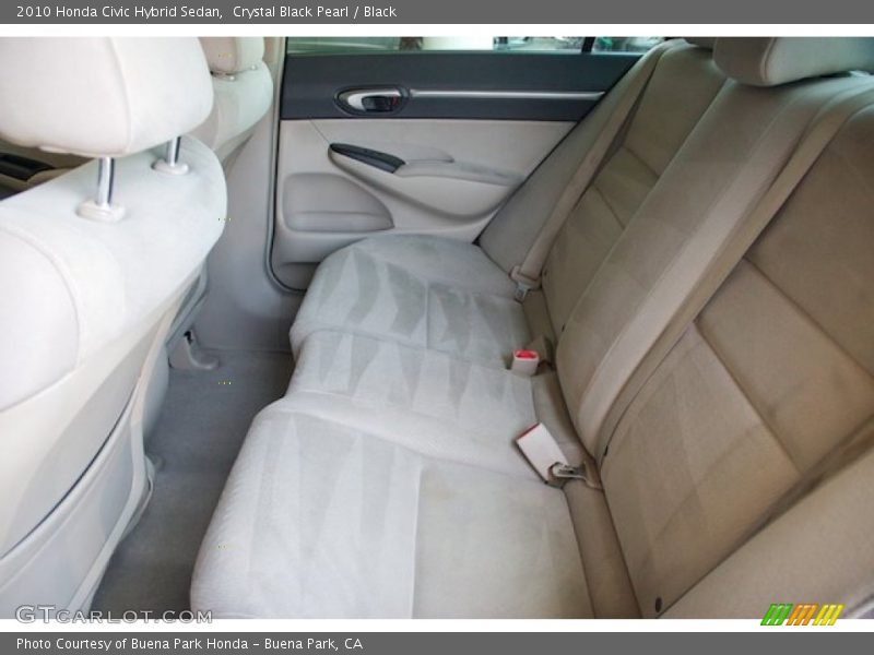 Crystal Black Pearl / Black 2010 Honda Civic Hybrid Sedan