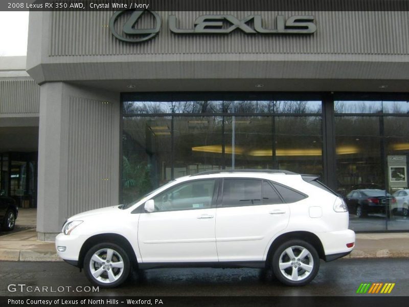 Crystal White / Ivory 2008 Lexus RX 350 AWD