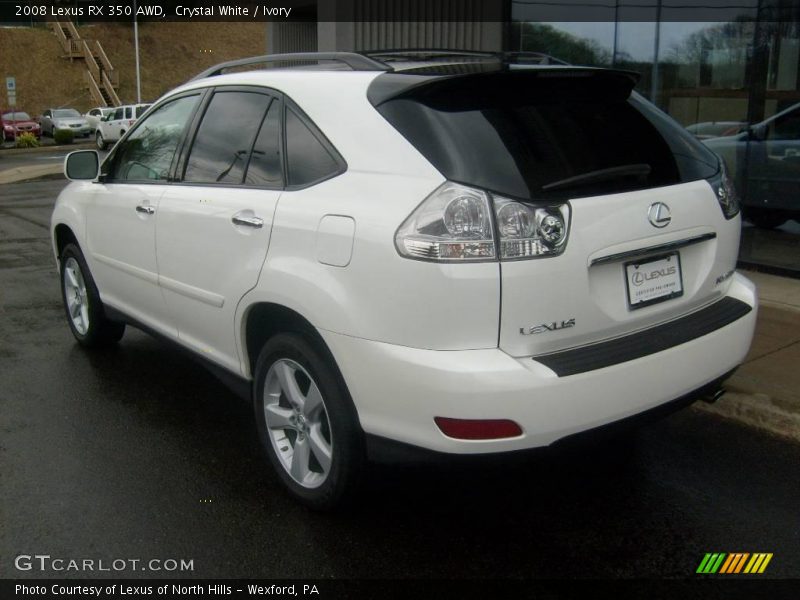 Crystal White / Ivory 2008 Lexus RX 350 AWD