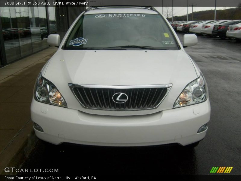 Crystal White / Ivory 2008 Lexus RX 350 AWD