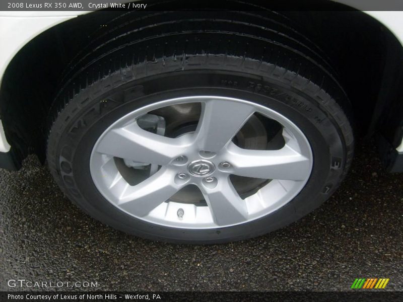 Crystal White / Ivory 2008 Lexus RX 350 AWD