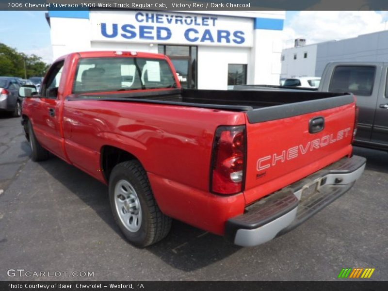 Victory Red / Dark Charcoal 2006 Chevrolet Silverado 1500 Work Truck Regular Cab