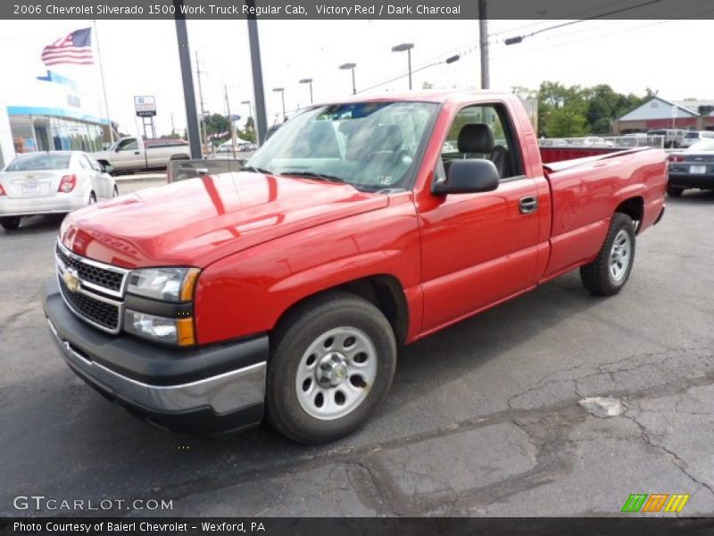 Front 3/4 View of 2006 Silverado 1500 Work Truck Regular Cab