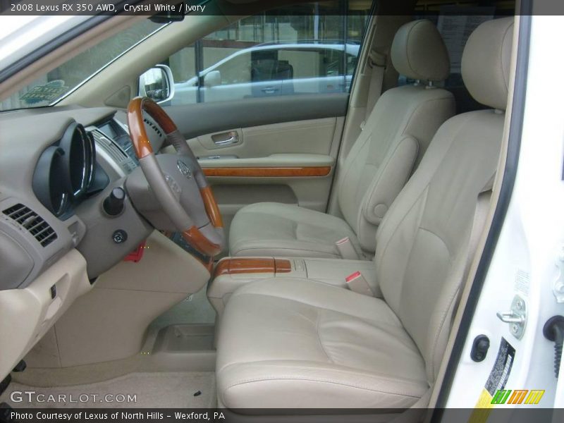 Crystal White / Ivory 2008 Lexus RX 350 AWD