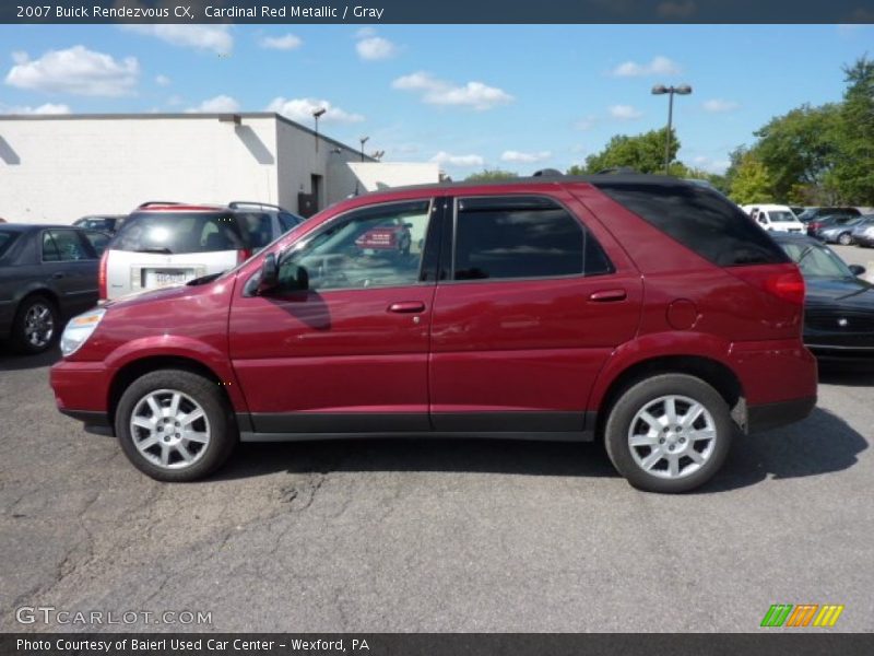Cardinal Red Metallic / Gray 2007 Buick Rendezvous CX