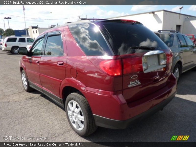 Cardinal Red Metallic / Gray 2007 Buick Rendezvous CX