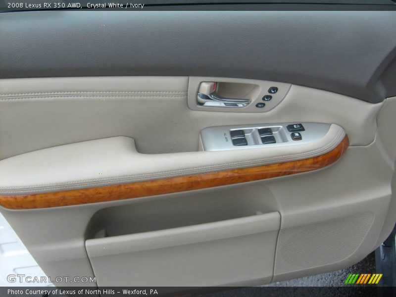 Crystal White / Ivory 2008 Lexus RX 350 AWD
