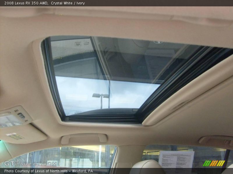 Crystal White / Ivory 2008 Lexus RX 350 AWD