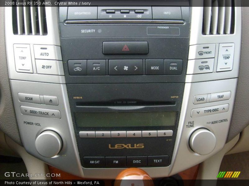 Crystal White / Ivory 2008 Lexus RX 350 AWD