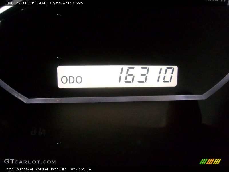 Crystal White / Ivory 2008 Lexus RX 350 AWD