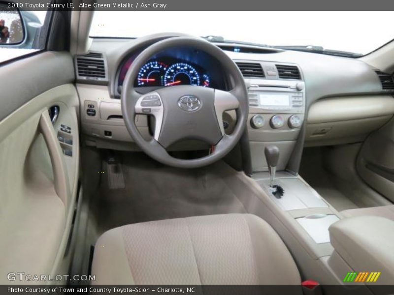 Aloe Green Metallic / Ash Gray 2010 Toyota Camry LE