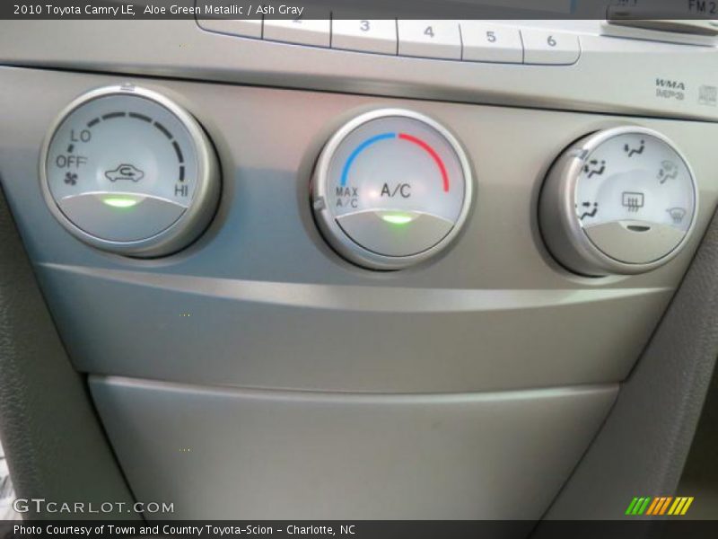 Aloe Green Metallic / Ash Gray 2010 Toyota Camry LE