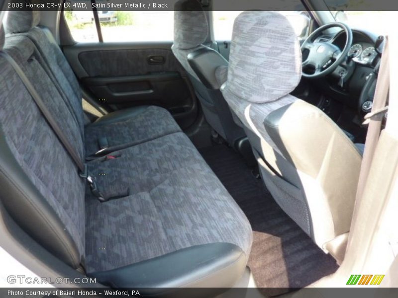 Satin Silver Metallic / Black 2003 Honda CR-V LX 4WD