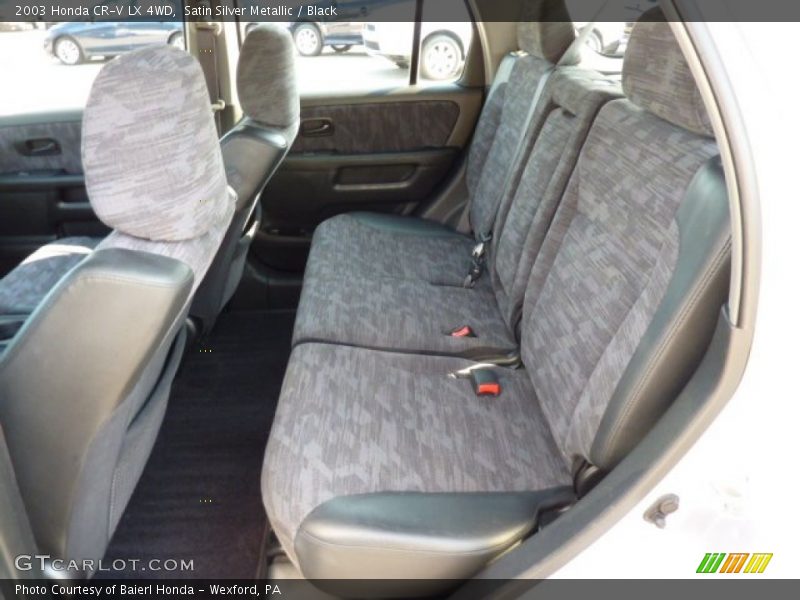 Satin Silver Metallic / Black 2003 Honda CR-V LX 4WD