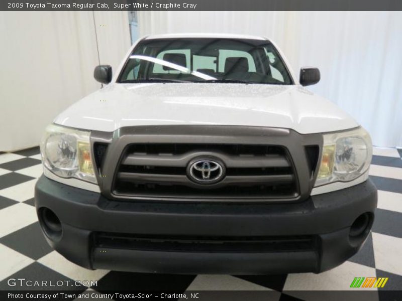 Super White / Graphite Gray 2009 Toyota Tacoma Regular Cab