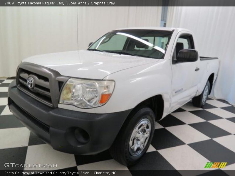 Super White / Graphite Gray 2009 Toyota Tacoma Regular Cab