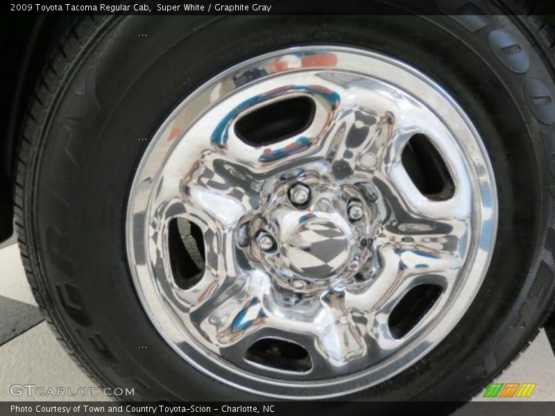 Super White / Graphite Gray 2009 Toyota Tacoma Regular Cab