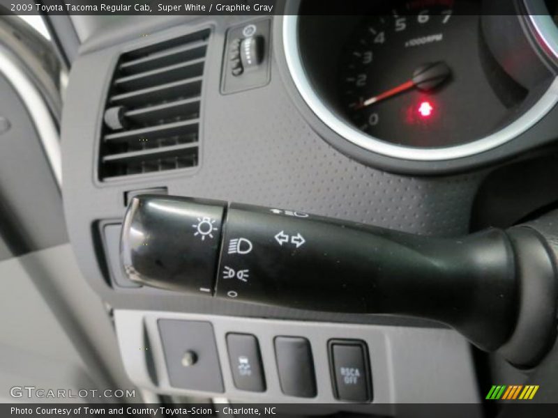 Super White / Graphite Gray 2009 Toyota Tacoma Regular Cab