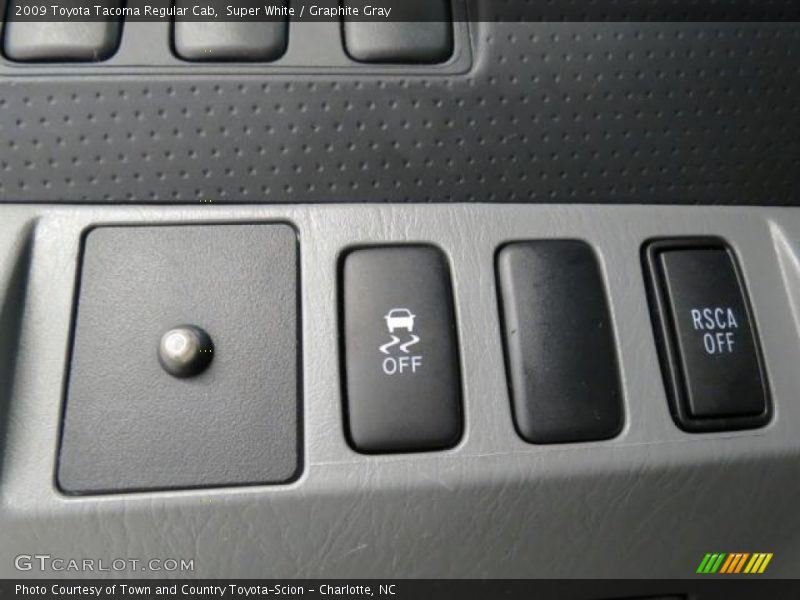 Super White / Graphite Gray 2009 Toyota Tacoma Regular Cab