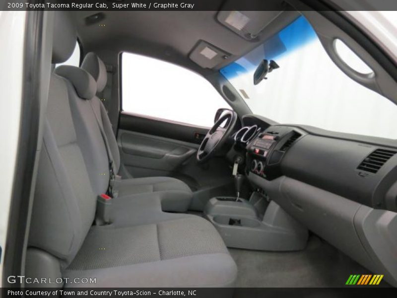 Super White / Graphite Gray 2009 Toyota Tacoma Regular Cab