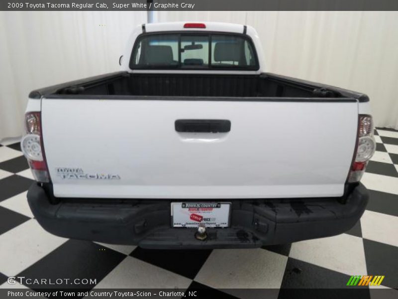 Super White / Graphite Gray 2009 Toyota Tacoma Regular Cab