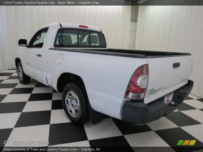 Super White / Graphite Gray 2009 Toyota Tacoma Regular Cab