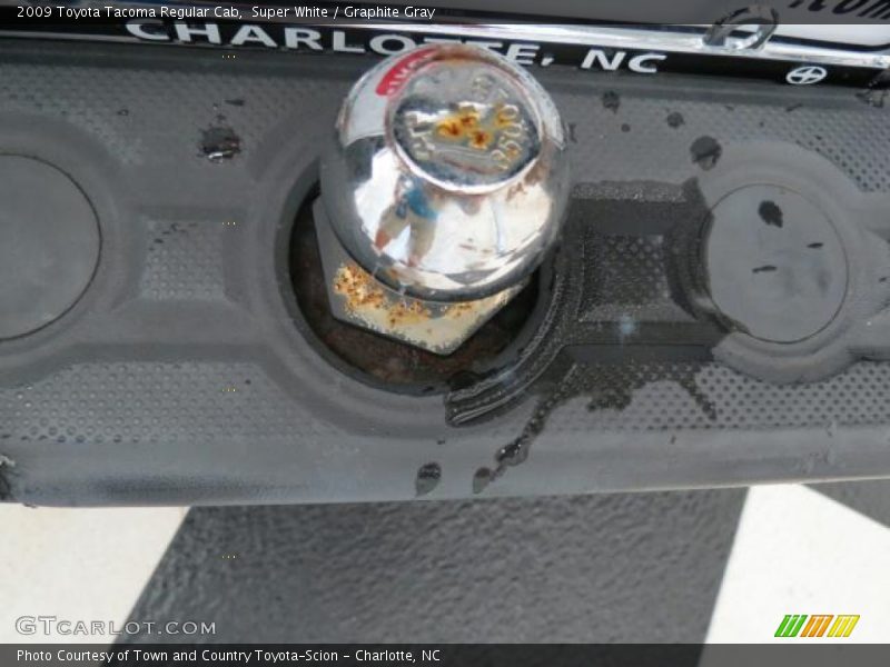 Super White / Graphite Gray 2009 Toyota Tacoma Regular Cab