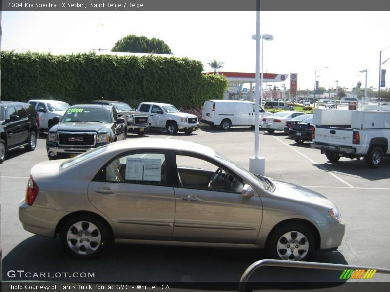 Sand Beige / Beige 2004 Kia Spectra EX Sedan