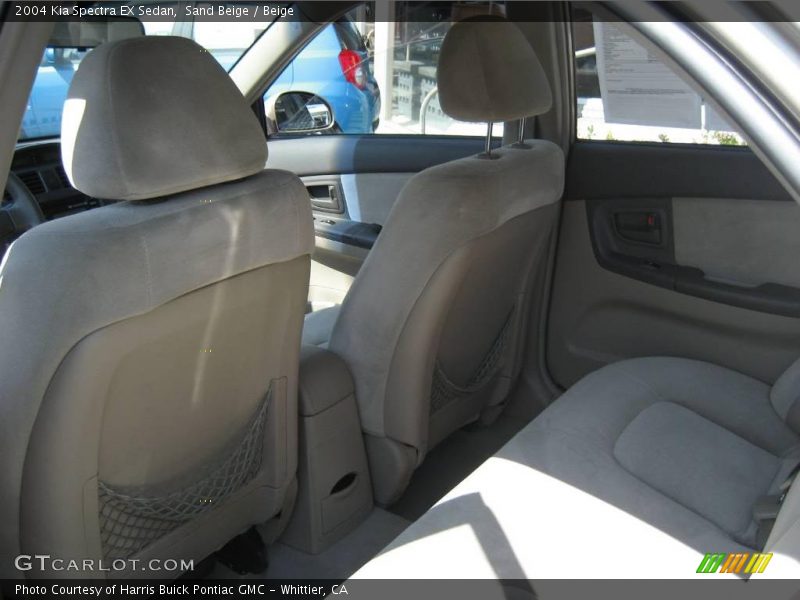 Sand Beige / Beige 2004 Kia Spectra EX Sedan