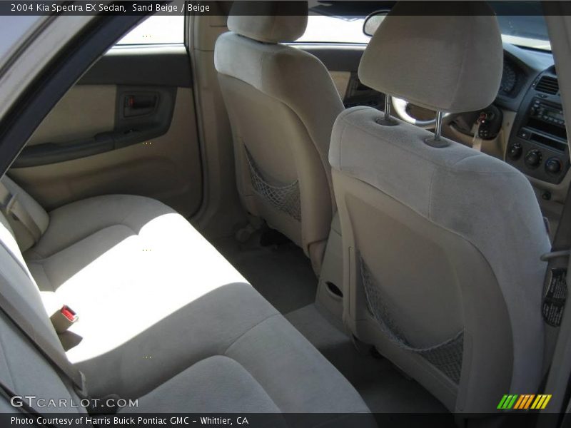 Sand Beige / Beige 2004 Kia Spectra EX Sedan