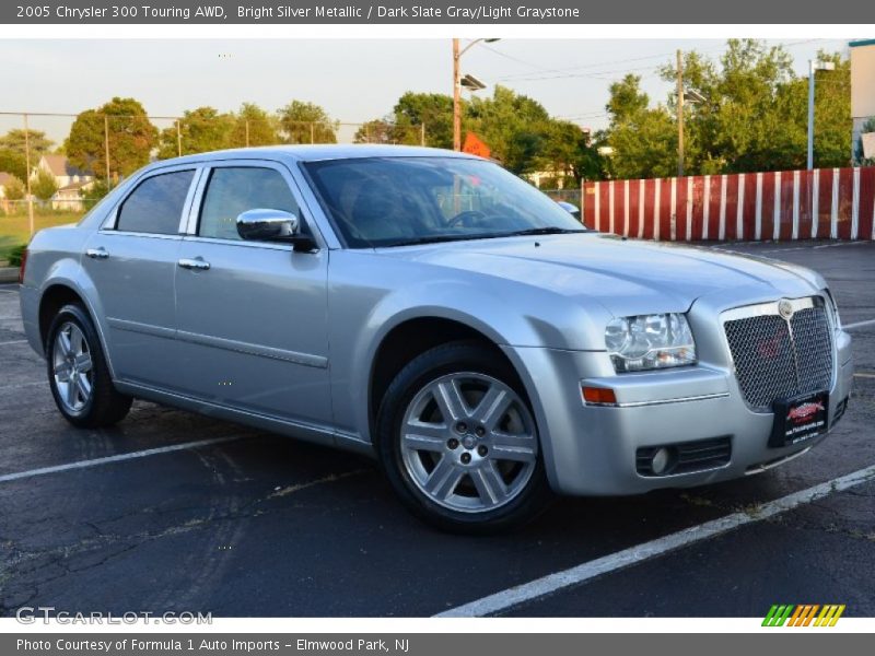 Bright Silver Metallic / Dark Slate Gray/Light Graystone 2005 Chrysler 300 Touring AWD