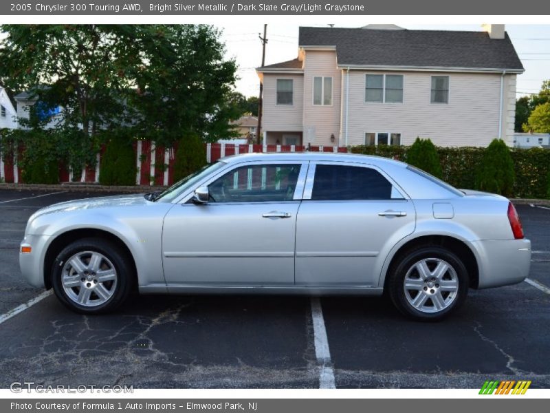 Bright Silver Metallic / Dark Slate Gray/Light Graystone 2005 Chrysler 300 Touring AWD