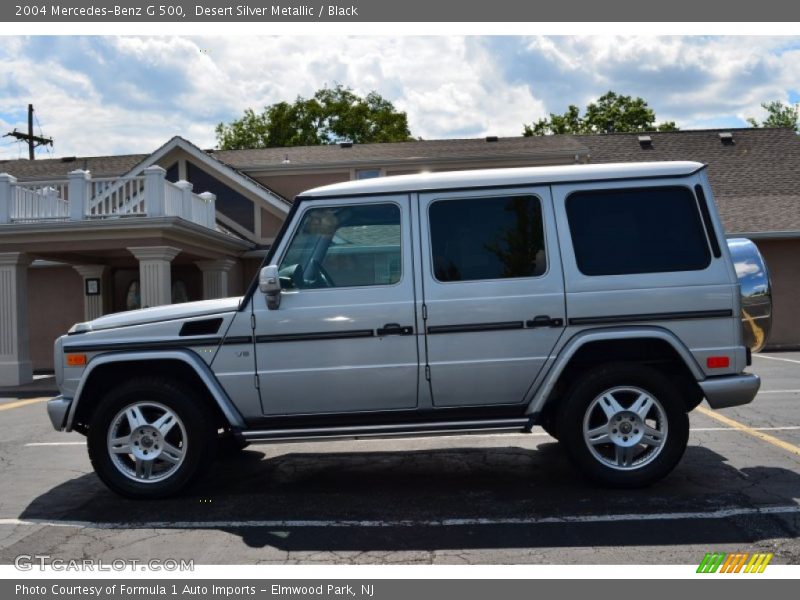 Desert Silver Metallic / Black 2004 Mercedes-Benz G 500