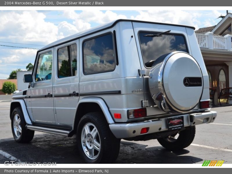 Desert Silver Metallic / Black 2004 Mercedes-Benz G 500