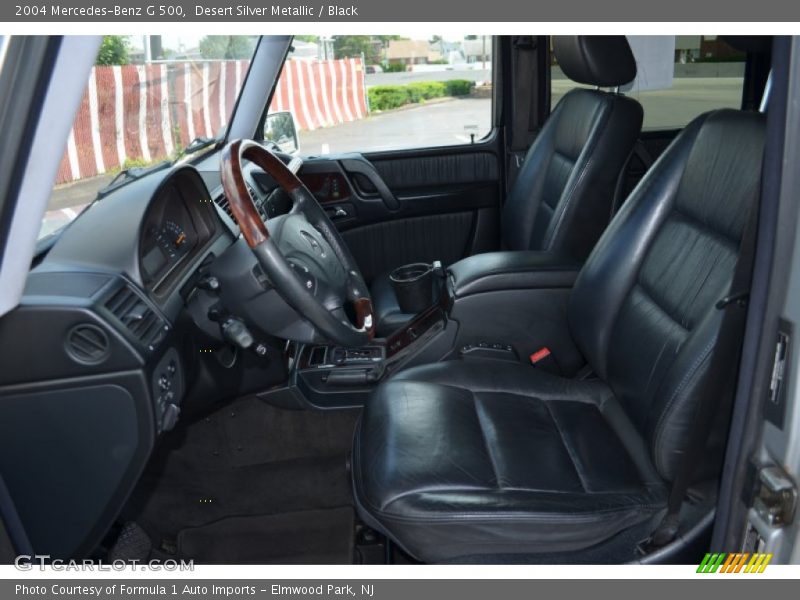 Desert Silver Metallic / Black 2004 Mercedes-Benz G 500