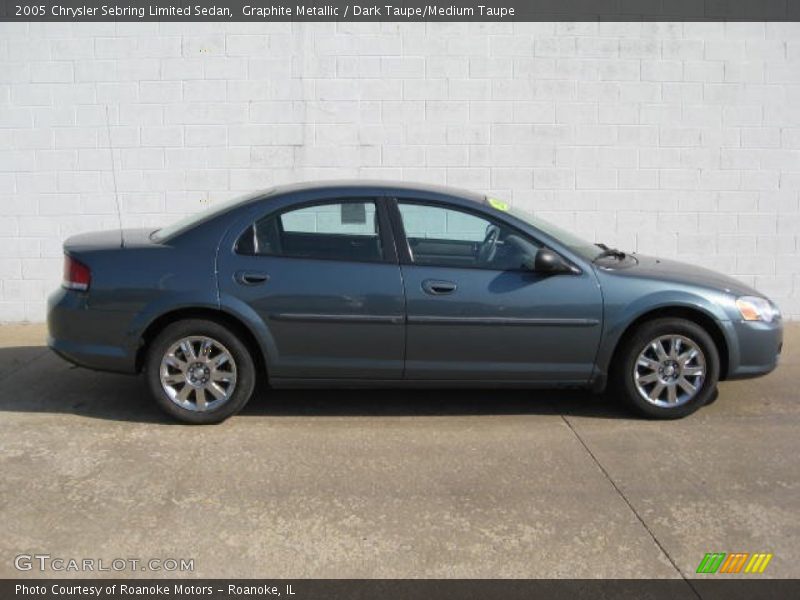 Graphite Metallic / Dark Taupe/Medium Taupe 2005 Chrysler Sebring Limited Sedan